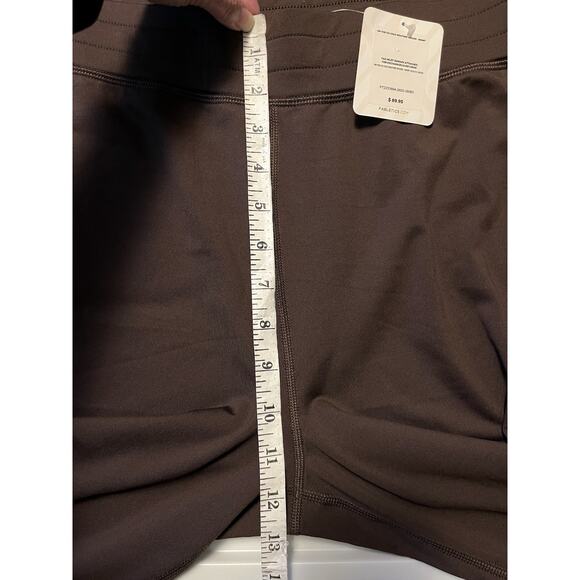 Fabletics Womens On-The-Go Cold Weather Jogger Brown High Rise Pant XL Short NWT - Picture 12 of 13